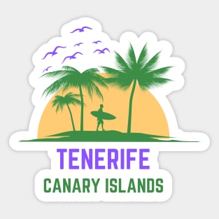 Tenerife Beach Canary Islands Sticker